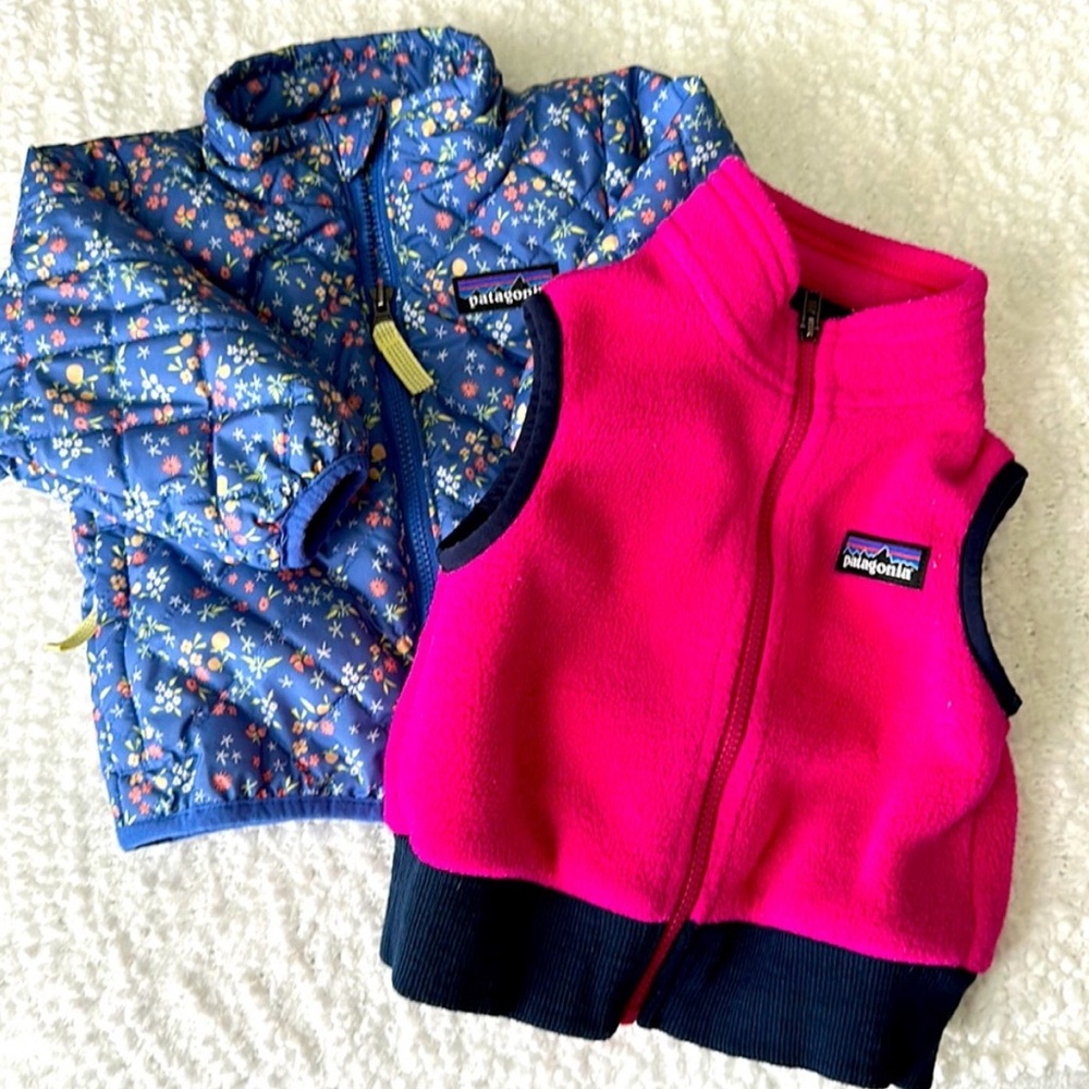 Patagonia Girls Jacket + Vest Bundle